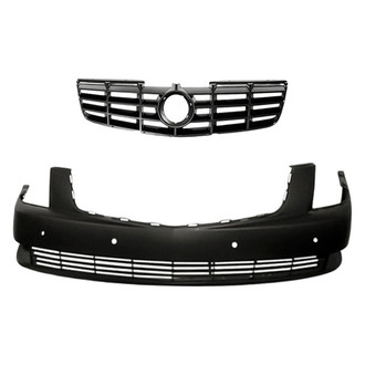 Replacement - 2-Piece (Front Bumper Cover, Grille) (Standard Line)
