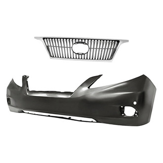 Replacement - 2-Piece (Front Bumper Cover, Grille) (Standard Line)