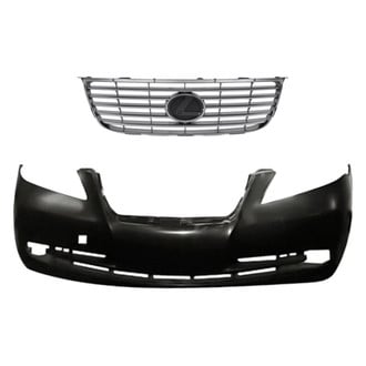 Replacement - 2-Piece (Front Bumper Cover, Grille) (Standard Line)