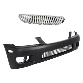 Replacement - 2-Piece (Front Bumper Cover, Grille) (Standard Line)