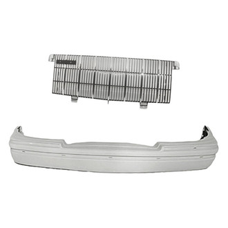 Replacement - 2-Piece (Front Bumper Cover, Grille) (Standard Line)