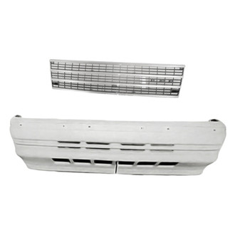 Replacement - 2-Piece (Front Bumper Cover, Grille) (Standard Line)