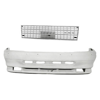 Replacement - 2-Piece (Front Bumper Cover, Grille) (Standard Line)