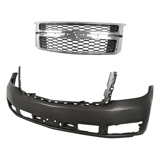 Replacement - 2-Piece (Front Bumper Cover, Grille) (CAPA Certified)