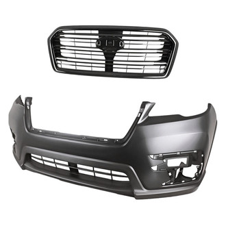 Replacement - 2-Piece (Front Bumper Cover, Grille) (CAPA Certified)