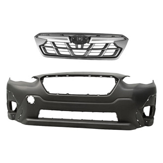 Replacement - 2-Piece (Front Bumper Cover, Grille) (CAPA Certified)