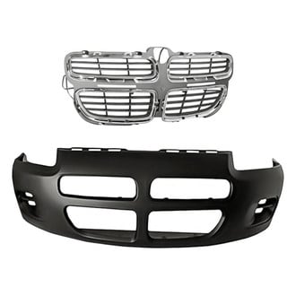 Replacement BNDL-237580 - 2-Piece (Front Bumper Cover, Grille) (Standard Line)