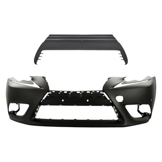 Replacement - 2-Piece (Front Bumper Cover, Grille) (Standard Line)