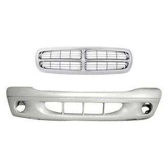 Replacement - 2-Piece (Front Bumper Cover, Grille) (Standard Line)