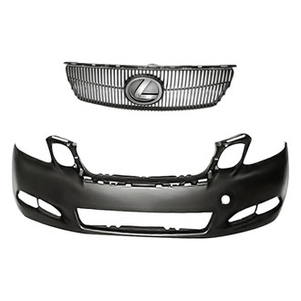 Replacement - 2-Piece (Front Bumper Cover, Grille) (Standard Line)