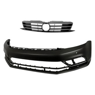 Replacement - 2-Piece (Front Bumper Cover, Grille) (Standard Line)