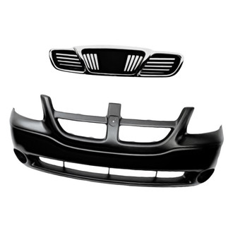 Replacement - 2-Piece (Front Bumper Cover, Grille) (Standard Line)