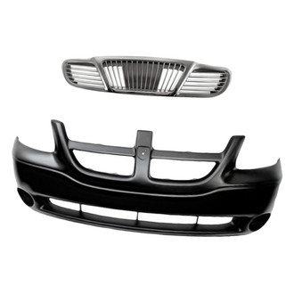 Replacement - 2-Piece (Front Bumper Cover, Grille) (Standard Line)