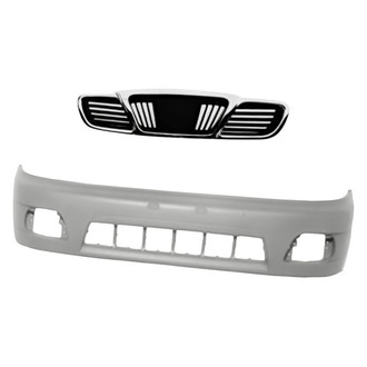 Replacement - 2-Piece (Front Bumper Cover, Grille) (Standard Line)