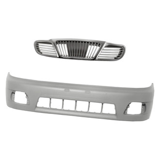 Replacement - 2-Piece (Front Bumper Cover, Grille) (Standard Line)