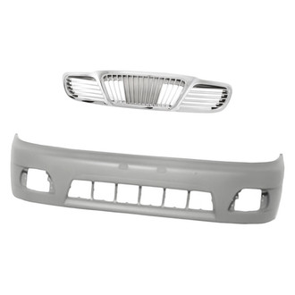 Replacement - 2-Piece (Front Bumper Cover, Grille) (Standard Line)
