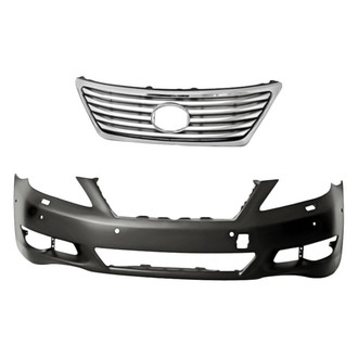 Replacement - 2-Piece (Front Bumper Cover, Grille) (Standard Line)