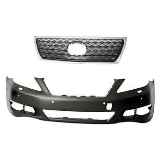 Replacement - 2-Piece (Front Bumper Cover, Grille) (Standard Line)