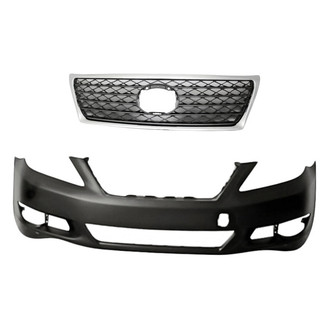 Replacement - 2-Piece (Front Bumper Cover, Grille) (Standard Line)