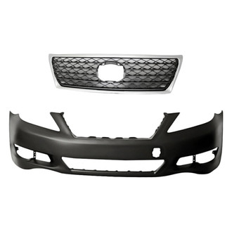 Replacement - 2-Piece (Front Bumper Cover, Grille) (Standard Line)