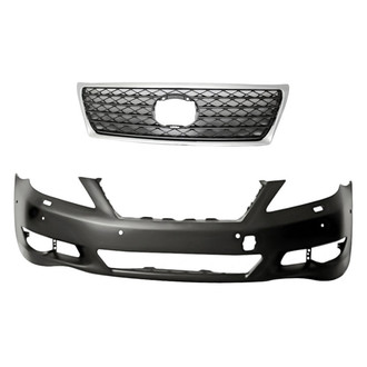 Replacement - 2-Piece (Front Bumper Cover, Grille) (Standard Line)