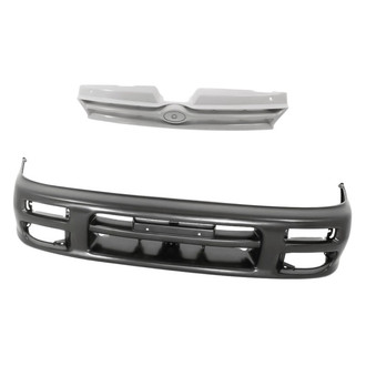 Replacement - 2-Piece (Front Bumper Cover, Grille) (Standard Line)