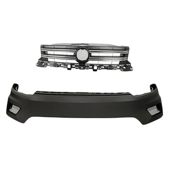 Replacement - 2-Piece (Front Bumper Cover, Grille) (Standard Line)