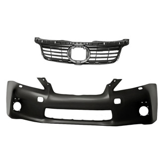 Replacement - 2-Piece (Front Bumper Cover, Grille) (Standard Line)