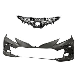 Replacement - 2-Piece (Front Bumper Cover, Grille) (Standard Line)