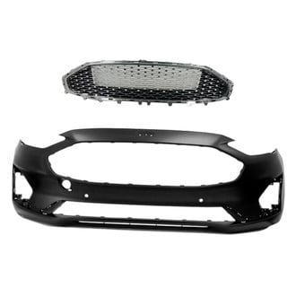 Replacement - 2-Piece (Front Bumper Cover, Grille) (CAPA Certified)