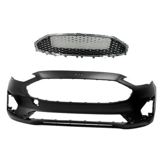 Replacement - 2-Piece (Front Bumper Cover, Grille) (CAPA Certified)