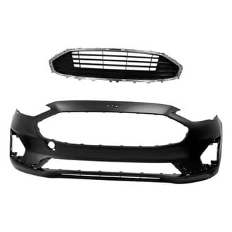 Replacement - 2-Piece (Front Bumper Cover, Grille) (CAPA Certified)
