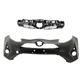 Replacement - 2-Piece (Front Bumper Cover, Grille) (Standard Line)