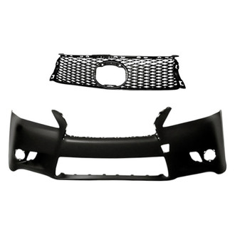 Replacement - 2-Piece (Front Bumper Cover, Grille) (Standard Line)