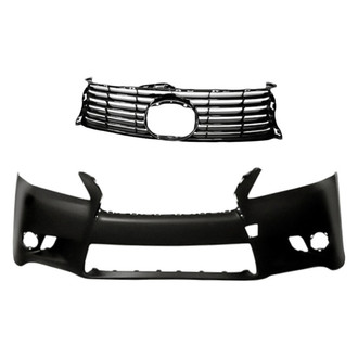 Replacement - 2-Piece (Front Bumper Cover, Grille) (Standard Line)