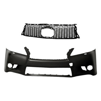Replacement - 2-Piece (Front Bumper Cover, Grille) (Standard Line)