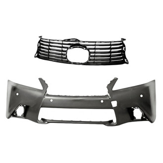 Replacement - 2-Piece (Front Bumper Cover, Grille) (Standard Line)