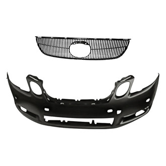 Replacement - 2-Piece (Front Bumper Cover, Grille) (Standard Line)