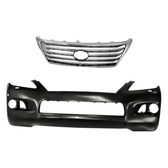Replacement - 2-Piece (Front Bumper Cover, Grille) (Standard Line)