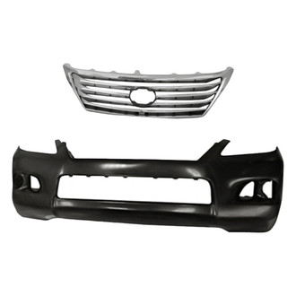 Replacement - 2-Piece (Front Bumper Cover, Grille) (Standard Line)