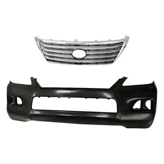 Replacement - 2-Piece (Front Bumper Cover, Grille) (Standard Line)