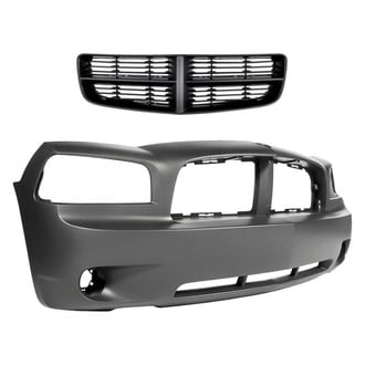 Replacement - 2-Piece (Front Bumper Cover, Grille) (Standard Line)