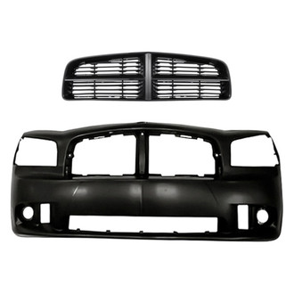 Replacement - 2-Piece (Front Bumper Cover, Grille) (Standard Line)