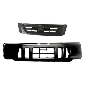 Replacement - 2-Piece (Front Bumper Cover, Grille) (Standard Line)