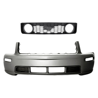 Replacement - 2-Piece (Front Bumper Cover, Grille) (Standard Line)