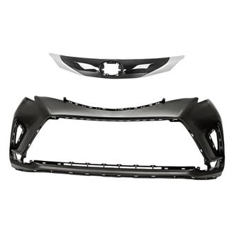 Replacement - 2-Piece (Front Bumper Cover, Grille) (CAPA Certified)