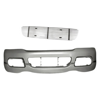 Replacement - 2-Piece (Front Bumper Cover, Grille)