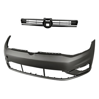 Replacement BNDL-238387 - 2-Piece (Front Bumper Cover, Grille) (CAPA Certified)