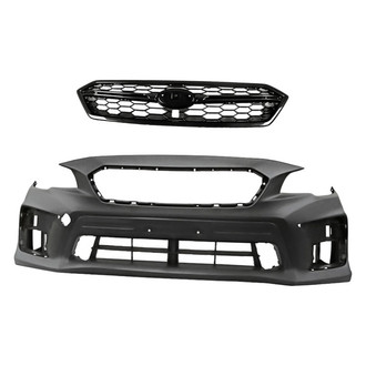 Replacement - 2-Piece (Front Bumper Cover, Grille) (CAPA Certified)