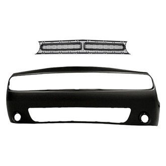 Replacement - 2-Piece (Front Bumper Cover, Grille) (CAPA Certified)